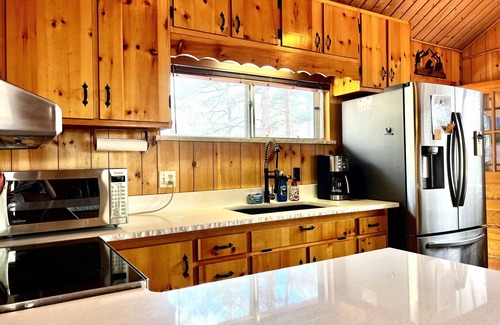 Lake George Cabin | “Fisherman’s Paradise – Cozy Log Cabin Near Gold Medal River, Forest Views”