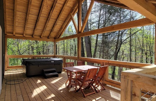 Watauga Cottage | Fishing Cottage on a farm w/hot tub, walk to trophy trout fishing