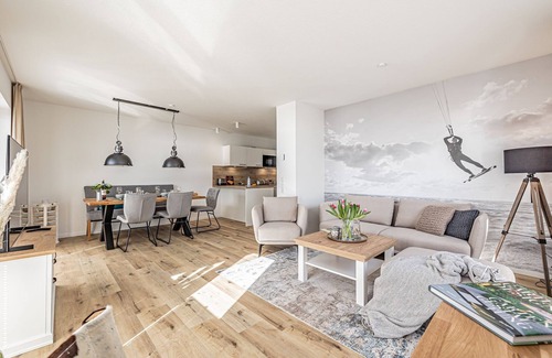 Schleswig Apartment | Fjord berth 5 - balcony, garden furniture, underfloor heating, shower, desk