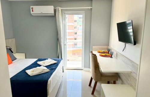 Passagem Apartment | Flat 427 confortável na Passagem à 700m da praia