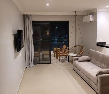 Santa Helena Apartment | Flat com piscina, academia e vista para o mar