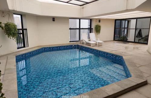 Sao Paulo Apartment | Flat com Sacada - Região Ibirapuera próximo vários Hospitais e UNIFESP