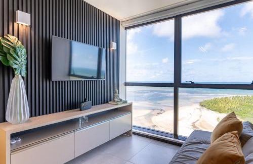 Barra de Jangada House | Flat com Vista para o Mar e Rio/HS-2105