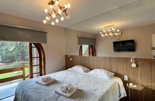 Vila Poran Apartment | Flat Duplex no Quatre Saisons Residence, Campos do Jordão