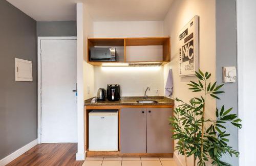 Jardins Apartment | Flat em Hotel | Limpeza Diária | Paulista - W1403