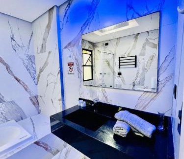 Sao Vicente Apartment | Flat -Hidromassagem privativa e Piscina a 500 mts da praia