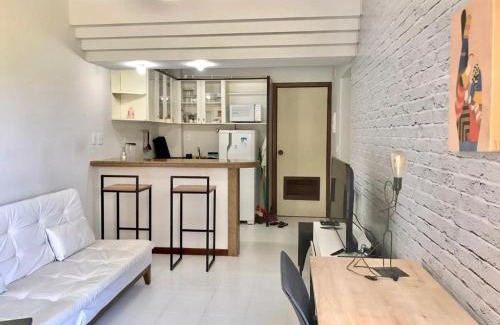 Boca do Rio Apartment | Flat vista mar com estacionamento incluído