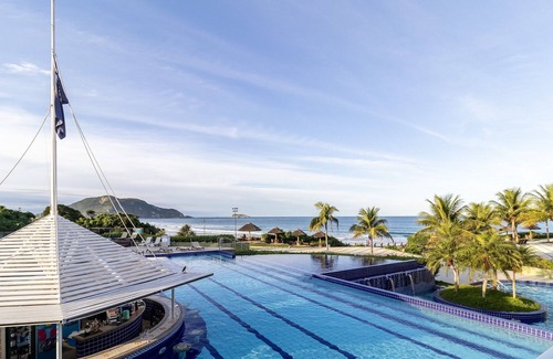 Ingleses Sul Apartment | Flat Vista mar Dentro de Resort de Luxo Sto2206
