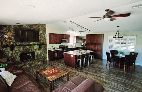 Palm Harbor House | Florida Life on the water with game room, heated pool, kayaks +nPet friendly!