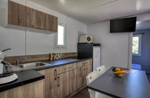Saint-Vincent-de-Cosse Ski Chalet | Flower Camping Le Tiradou * - Premium chalet 34-38m2 (2 bedrooms) including terrace 7m2 4 people