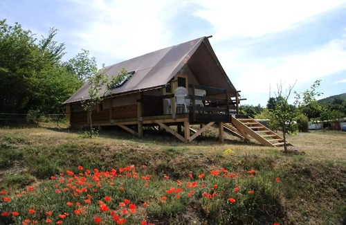 Esparron-de-Verdon Apartment | Flower Camping La Beaume * - Studio Not classified 20m2 CONFORT 1 bedroom + terrace semi-covered 2 people