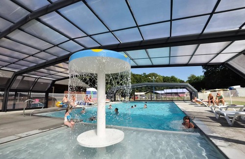 Yport Ski Chalet | Flower Camping La Chênaie * - Chalet Bois Comfort 24m2 2 bedrooms + covered terrace + TV 4 persons