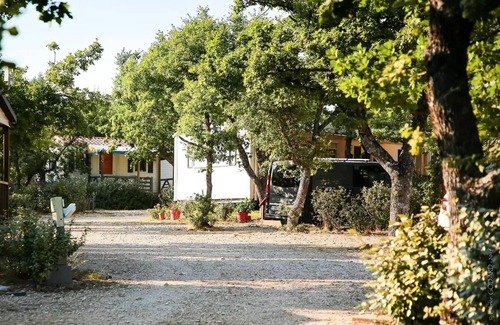 Banon House | Flower Camping le Epi Bleu * - Mobile home Comfort 30m2 (3 bedrooms) + covered terrace 10m2 6 people