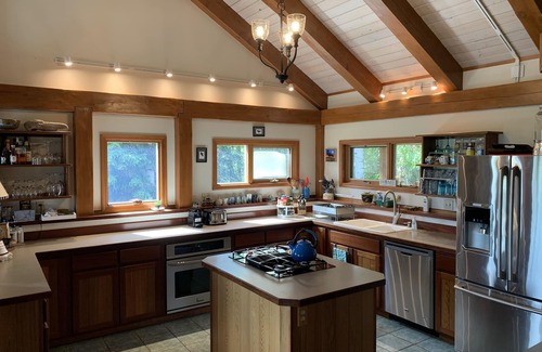 Sterling House | Forever views from HOT TUB overlooking Kenai National Wildlife Refuge near river