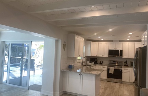 Laguna Shores House | Fort Myers Beach Pool House - 3 minute walk to the beach
