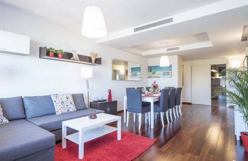 Sant Adria de Besos Apartment | Forum Tower Next to the beach. New!