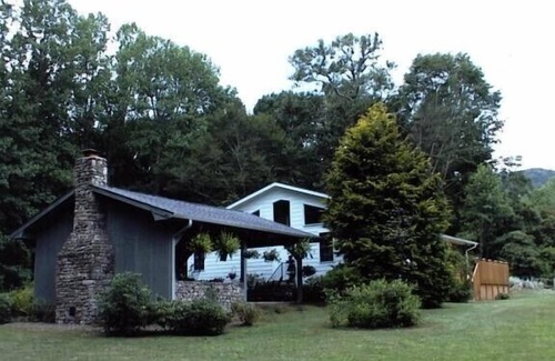 Candler House | Four Seasons Home on 3 + Acres with Streams Borders Pisgah National Forest