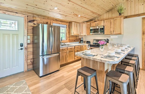 Bone Lake Cabin | Frederic Lakefront Retreat w/ Dock & Patio!