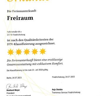 Friedrichskoog Apartment | Freiraum