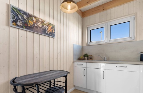 Olpenitz House | Freistehendes Haus Skippers Home mit Terrasse, Grill, Stellplatz, Haustiere