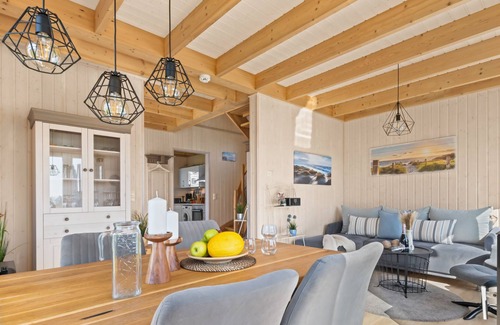 Olpenitz House | Freistehendes Haus Skippers Home mit Terrasse, Grill, Stellplatz, Haustiere