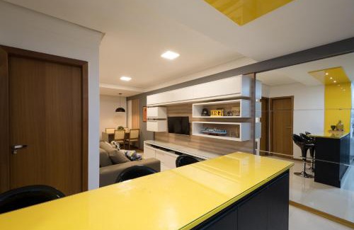 Praia de Itaparica Apartment | FRENTE MAR: Lindo Ap - aconchegante e decorado em Vila Velha