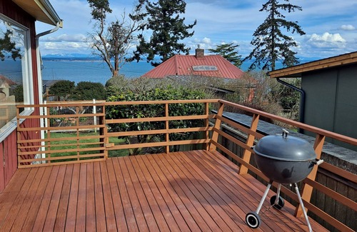 Port Townsend House | Freshly Updated Puget Sound View Home