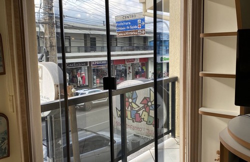 Centro Apartment | Front-facing apartment with balcony on Garopaba's main street