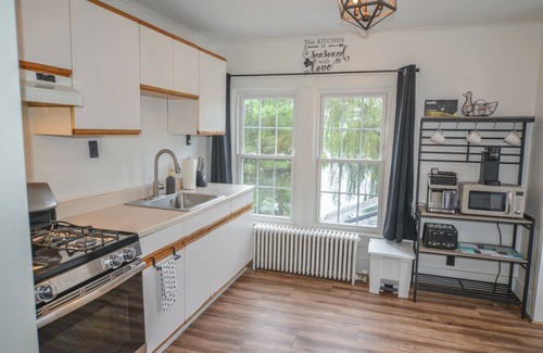 Sussex House | Front Lake House View. Sleeps up to 4.Convenient location. Unit#2. NoLake access