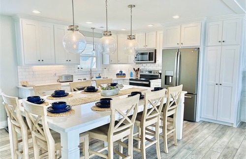 North Topsail Beach House | Fully Renovated Oceanfront - Private Beach Access - Sleeps 8 - Dog Friendly