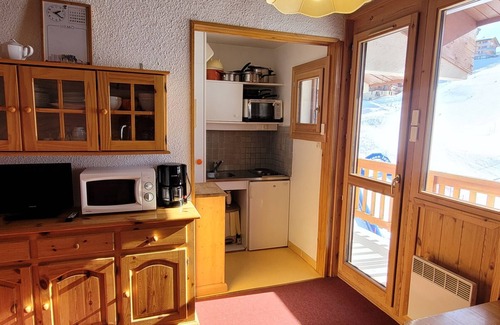 Plagne Villages Apartment | Functional studio with mezzanine at the foot of the slopes