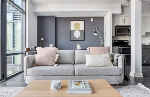 Ballston Apartment | Furnished Virginia Square 1BR w/Gym & W/D, steps to Metro, by Blueground