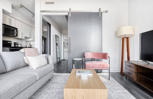 Ballston Apartment | Furnished Virginia Square 1BR w/Gym & W/D, steps to Metro, by Blueground