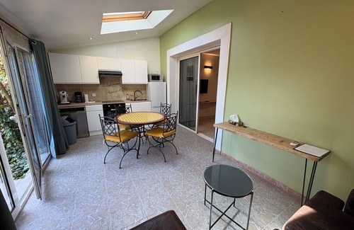 Laverune Apartment | Gîte 4 pers 50m2 (swimming pool/Jacuzzi sauna) 10 mn from Montpellier