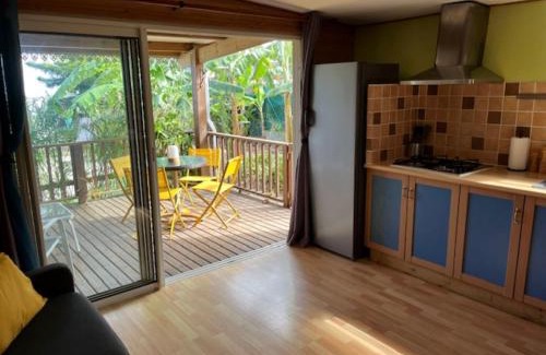Le Portail Apartment | Gîte Allamanda 45m2, 2 à 4 Personnes, piscine et jardin tropical