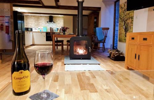 Blaencelyn House | Galleri hot tub 2 bed ensuite