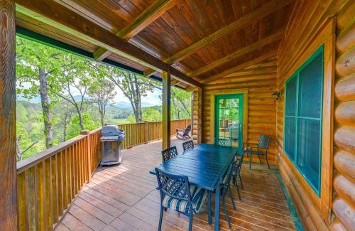 Franklin House | Game Room, Hot Tub and Decks Scenic Franklin Cabin