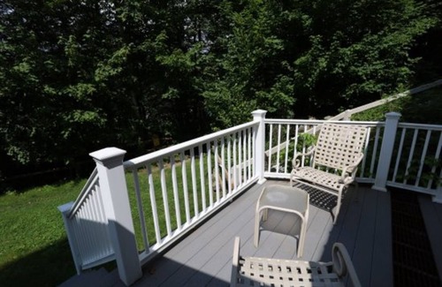 Waterville Valley Condo | Garden Level Inns of WV unit with Private Hot Tub and Shared Back Yard (101)