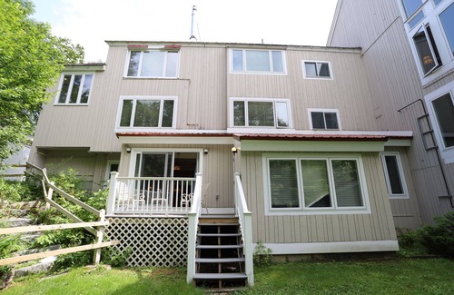 Waterville Valley Condo | Garden Level Inns of WV unit with Private Hot Tub and Shared Back Yard (101)