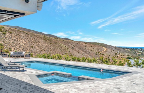 Western Malibu House | Gated Horizon Hills House with Pool & Jacuzzi