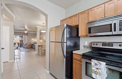 Tucson Apartment | Gated Ventana Condo Long Stay Pool/Gym/Spann