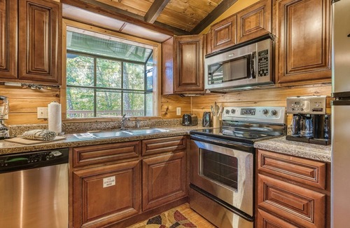 Chalet Village Cabin | Gatlinburg Views A Unique Cabin Mountain Views Expansive Decks Adjacent To Gatlinburg & Ski Lodge 1 Bedroom Cabin by RedAwning