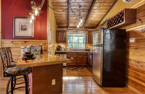 Chalet Village Cabin | Gatlinburg Views A Unique Cabin Mountain Views Expansive Decks Adjacent To Gatlinburg & Ski Lodge 1 Bedroom Cabin by RedAwning