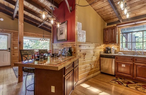 Chalet Village Cabin | Gatlinburg Views A Unique Cabin Mountain Views Expansive Decks Adjacent To Gatlinburg & Ski Lodge 1 Bedroom Cabin by RedAwning