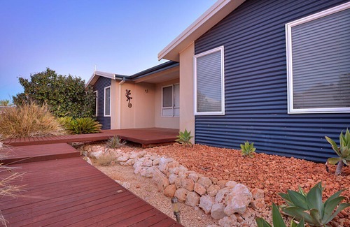 Exmouth House | Gecko - Swimming Pool and Boat Jetty. Beautifully equipped family home.