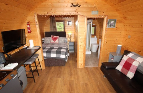 Hayton Cabin | Gelt Pod is a luxury glamping pod ideal for a family, close to Hadrian's Wall