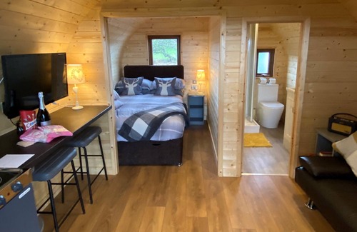 Hayton Cabin | Gelt Pod is a luxury glamping pod ideal for a family, close to Hadrian's Wall