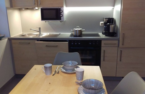 Nordheim a. Main Apartment | Gemütliche 50qm Ferienwohnung mit Balkon, kostenloses Parken und WLAN, Frühstücksbuffet, voll ausgestattete Küche