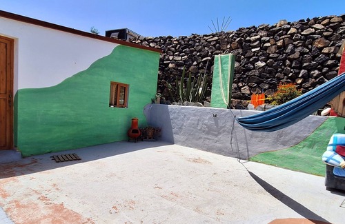 Firgas Apartment | Gemütliches Studio mit Eigene Terrase, Haustierfreundlich, Ozeanblick