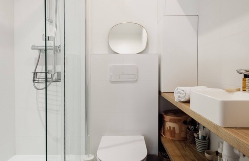 Epinettes Apartment | Gentle Greens, by Veeve